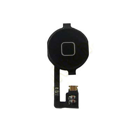 Καλωδιο Πλακε Για Apple iPhone 4 Για Home Button Με Εξωτερικο Κουμπι Home Button Μαυρο Grade A