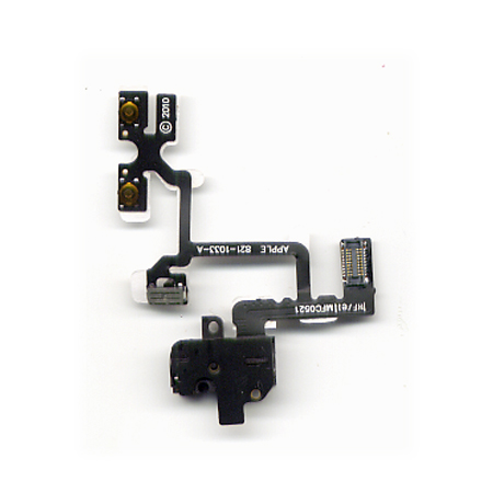 Καλωδιο Πλακε Για Apple iPhone 4 Με Υποδοχη Ακουστικων Μαυρη 3