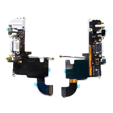 Καλωδιο Πλακε Για Apple iPhone 6s Με Κοννεκτορα Φορτισης-AV Ακουστικων Γκρι-Μικροφωνο OR