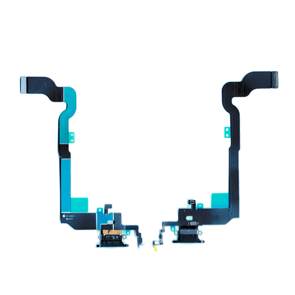 Καλωδιο Πλακε Για Apple iPhone X Με Κοννεκτορα Φορτισης-AV Ακουστικων-Μικροφωνο Μαυρο