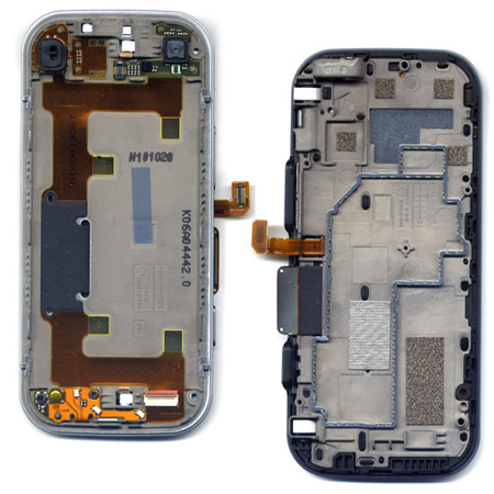 Καλωδιο Πλακε Για Nokia N97 mini Αρθρωσης Με Μεσαιο Πλαισιο Ασπρο-Αρθρωση-Πλακετα Πληκτρολογιου-Καμερα Μικρη OR