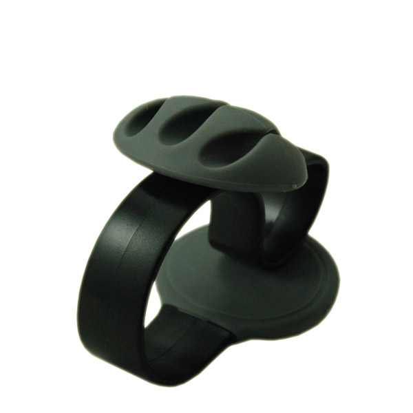 Κλιπ Στηριξης Καλωδιων Διπλο GNG Για Καλωδια Φορτισης Μαυρο