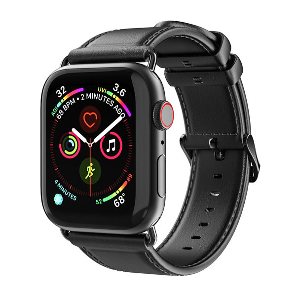 Λουρακι Δερματινο Dux Ducis Για Apple Watch 38mm - 40mm Μαυρο