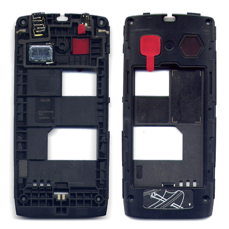 Μεσαιο Πλαισιο Για Nokia 500 Με Κουδουνι-Υποδοχη AV-Υποδοχη Φορτισης-Τζαμι Καμερας-Κεραια OR