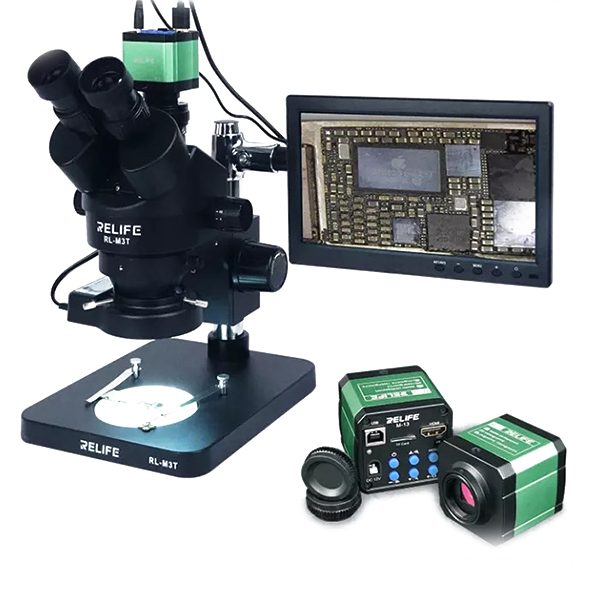 Μικροσκοπιο Τριοφθαλμιο Με Οθονη 10.1'' Relife RL-M3T