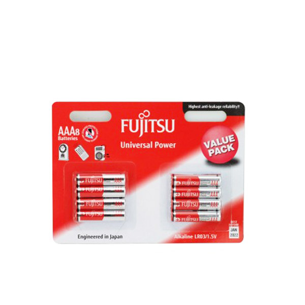 Μπαταριες Fujitsu Alkaline AAA LR3 (8 τεμ)