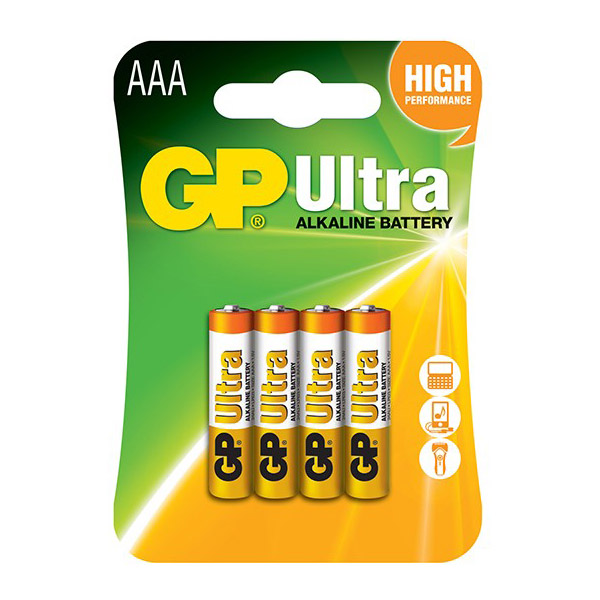 Μπαταριες GP Alkaline AAA LR3 (4 τεμ)