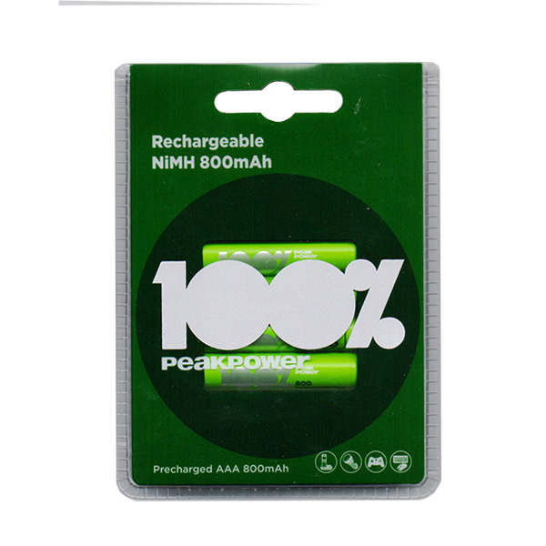 Μπαταριες Peak Power Επαναφορτιζομενες AAA NiMH 800mah (4 τεμ)