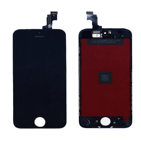 Οθονη Για Apple iPhone SE Με Τζαμι Μαυρο Xωρις Ηome Grade A