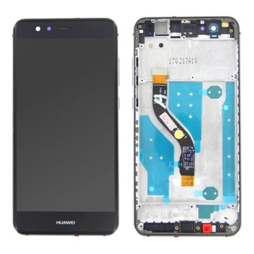 Οθονη Για Huawei Ascend P10 Lite Με Τζαμι και Frame Μαυρο Grade A