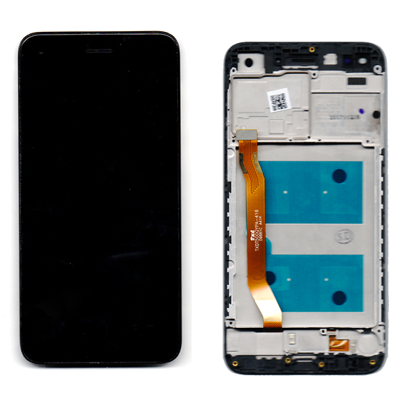 Οθονη Για Huawei Ascend P9 Lite mini Με Τζαμι κ Frame Μαυρο Grade A