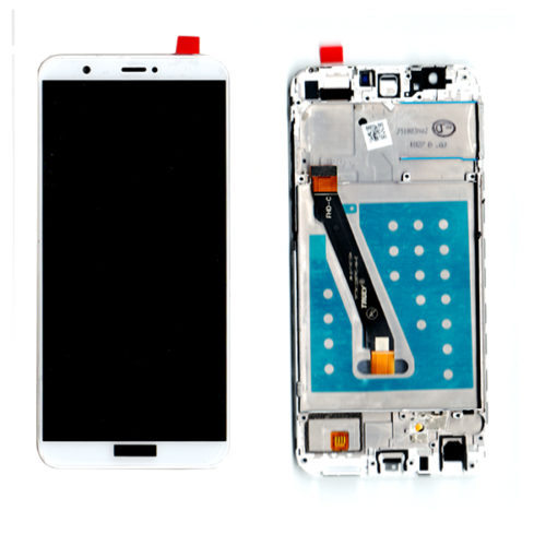 Οθονη Για Huawei P Smart Με Τζαμι Ασπρο και Frame Grade A