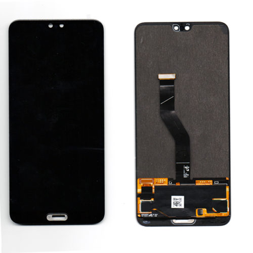 Οθονη Για Huawei P20 Pro Με Τζαμι Μαυρο και Flex Δακτυλικου αποτυπωματος Grade A