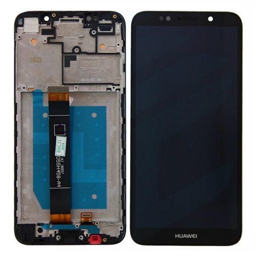 Οθονη Για Huawei Y5 2018 Με Τζαμι και Frame Μαυρο Grade A