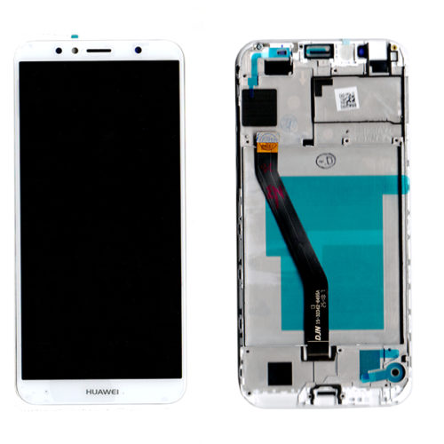 Οθονη Για Huawei Y6 2018 / Y6 2018 Prime Με Τζαμι Ασπρο και Frame Grade A