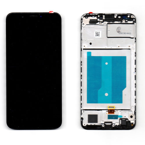 Οθονη Για Huawei Y7 2018 / Y7 2018 Prime Με Τζαμι και Frame Μαυρο Grade A