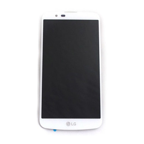 Οθονη Για LG K10 2016 Με Τζαμι και Frame Ασπρο OR