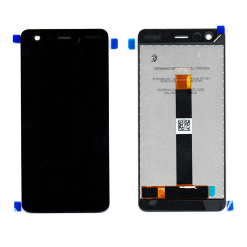 Οθονη Για Nokia 2 Με Τζαμι Μαυρο Grade A