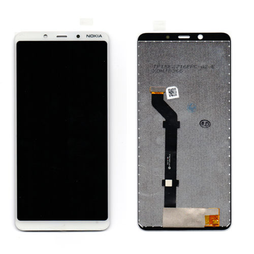 Οθονη Για Nokia 3.1 Plus Με Τζαμι Ασπρο Grade A