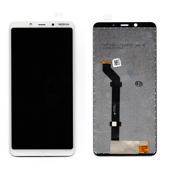 Οθονη Για Nokia 3.1 Plus Με Τζαμι Ασπρο Grade A