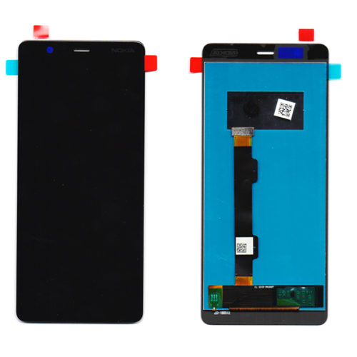 Οθονη Για Nokia 5.1 Με Τζαμι Μαυρο Grade A