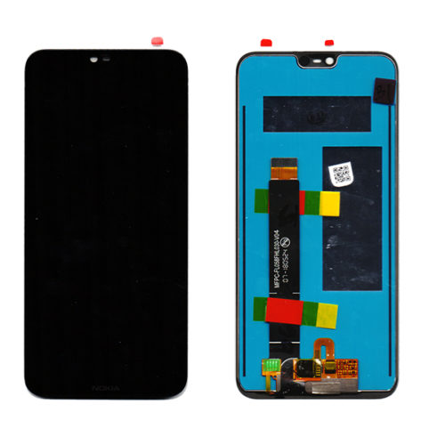 Οθονη Για Nokia 6.1 Plus Με Τζαμι Μαυρο Grade A