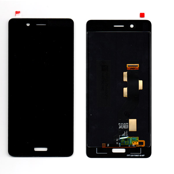 Οθονη Για Nokia 8 Με Τζαμι Μαυρο Grade A