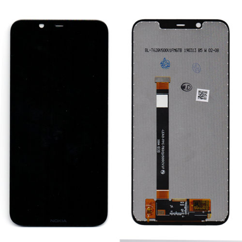 Οθονη Για Nokia 8.1 Με Τζαμι Μαυρο Grade A