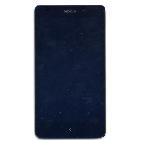 Οθονη Για Nokia XL Με Τζαμι Μαυρο Με Frame και Ακουστικο OR (8003368)