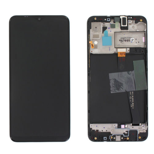 Οθονη Για Samsung A10(2019) A105F Με Τζαμι Μαυρο και Frame GH82-20227A