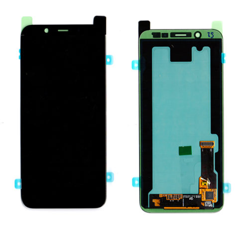 Οθονη Για Samsung A600 A6  Με Τζαμι Μαυρο OR GH97-21897Α