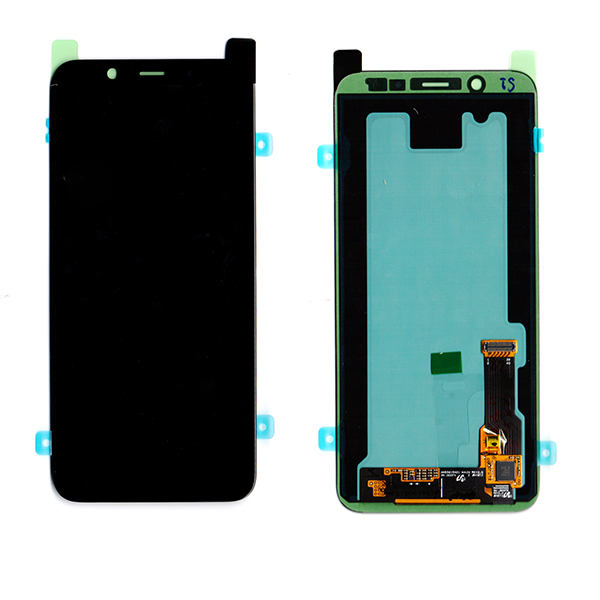 Οθονη Για Samsung A600 A6  Με Τζαμι Μαυρο OR GH97-21897Α