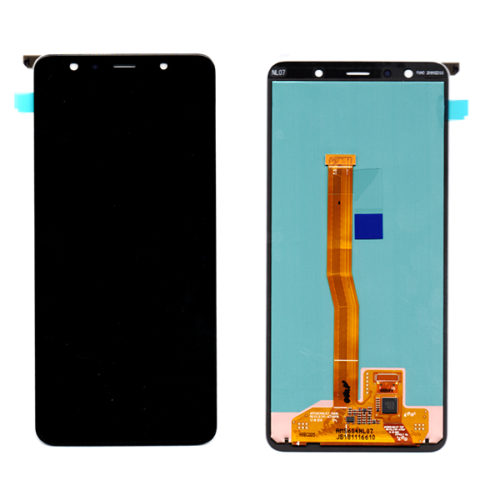 Οθονη Για Samsung A750 A7 2018 Με Τζαμι Μαυρο OR GH96-12078A