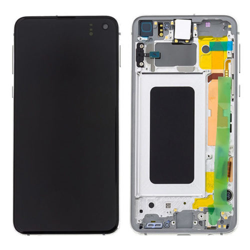 Οθονη Για Samsung G970F Galaxy S10e Με Τζαμι κ Frame Ασπρο OR GH82-18852B