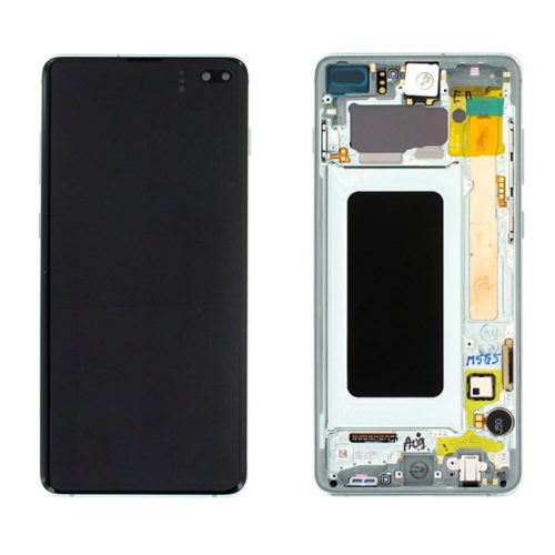 Οθονη Για Samsung G975F Galaxy S10+ Με Τζαμι κ Frame Πρασινο OR GH82-18849E