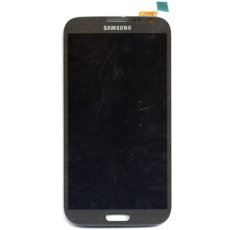 Οθονη Για Samsung N7100 Galaxy Note II Με Τζαμι Σκουρο Γκρι OR