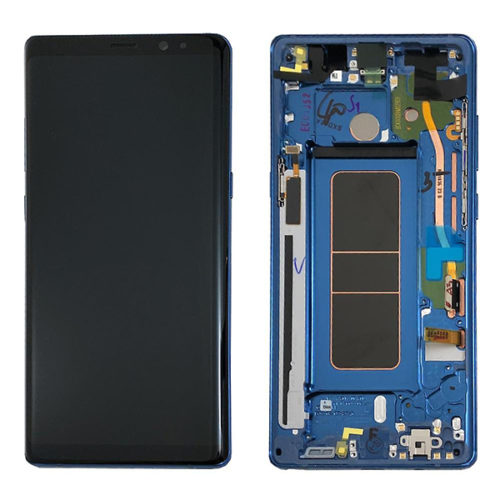 Οθονη Για Samsung N950 Galaxy Note 8 Με Τζαμι Μπλε OR 21065B