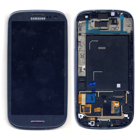 Οθονη Για Samsung i9305 Galaxy S3 LTE Με Touch Τζαμι Μπλε Σκουρο