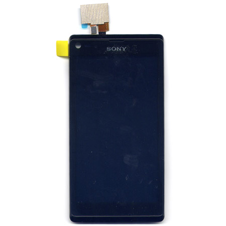Οθονη Για Sony Xperia L - C2105-C2104 Με Μαυρο Τζαμι Και Frame SWAP