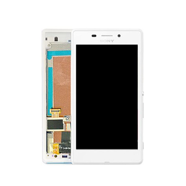 Οθονη Για Sony Xperia M2 Aqua Με Τζαμι κ Frame Ασπρο USED