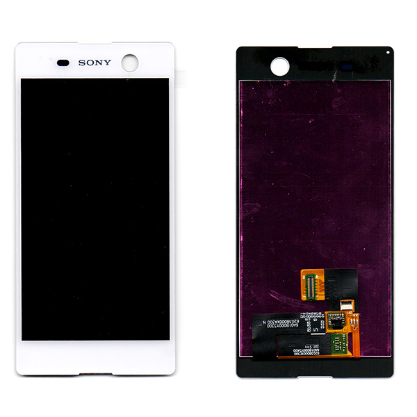 Οθονη Για Sony Xperia M5 Με Τζαμι Ασπρο Grade A