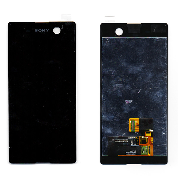 Οθονη Για Sony Xperia M5 Με Τζαμι Μαυρο Grade A