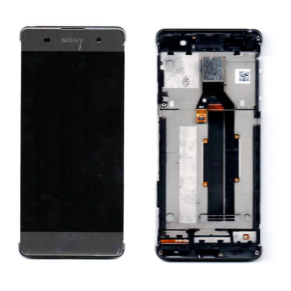 Οθονη Για Sony Xperia XA Με Τζαμι Μαυρο και Frame Grade A