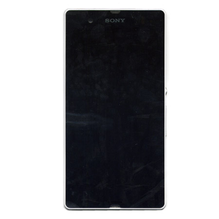 Οθονη Για Sony Xperia Z C6603 L36h Με Τζαμι Ασπρο Με Frame OEM
