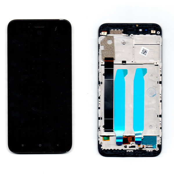 Οθονη Για Xiaomi Mi A1 Με Τζαμι Μαυρο και Frame Grade A