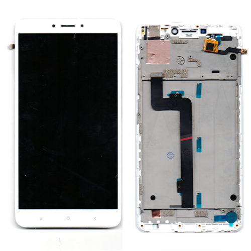 Οθονη Για Xiaomi Mi Max 2 Με Τζαμι και Frame Ασπρο Grade A