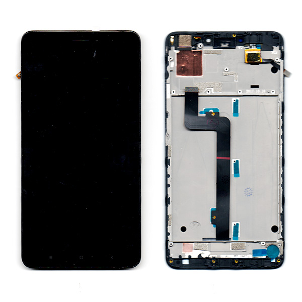 Οθονη Για Xiaomi Mi Max 2 Με Τζαμι και Frame Μαυρο Grade A