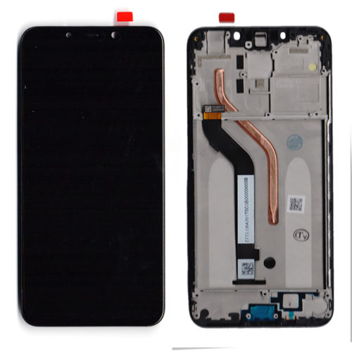 Οθονη Για Xiaomi Pocophone F1 Με Τζαμι και Frame Μαυρο Grade A