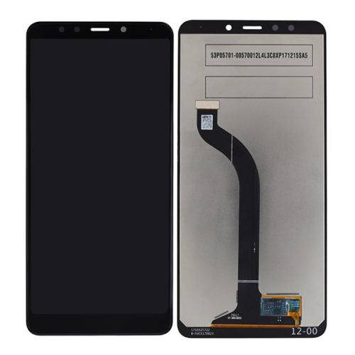 Οθονη Για Xiaomi Redmi 5+ Με Τζαμι Μαυρο Grade A