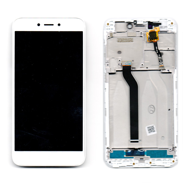 Οθονη Για Xiaomi Redmi 5A Με Τζαμι και Frame Ασπρο Grade A